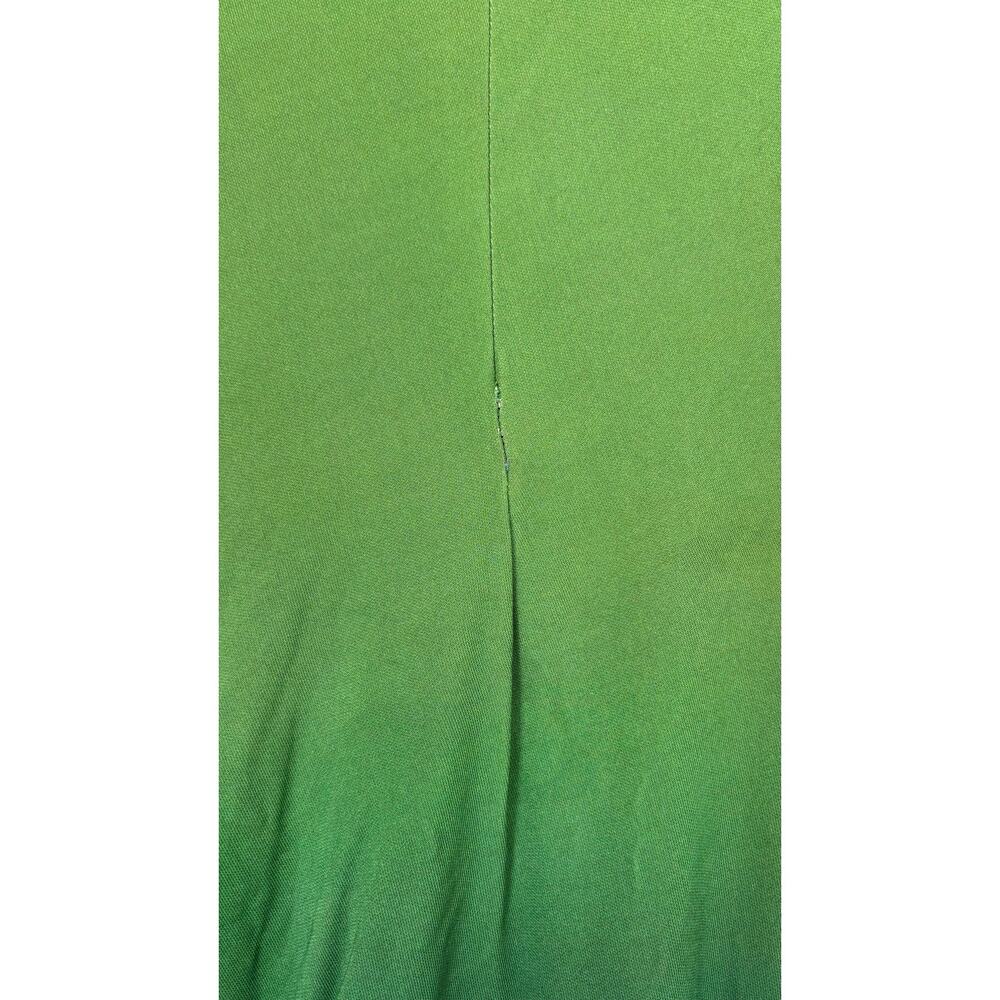 SIMKHAI Aldina Ombre Midi Dress M Green Blue Sleeveless $645 - Picture 7 of 10